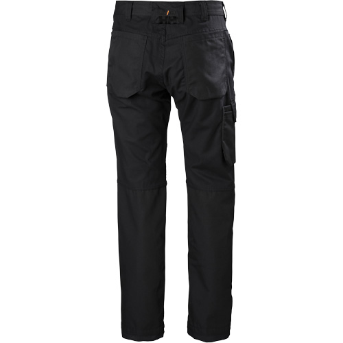 Pantalons d'entretien Oxford, Poly-coton, Noir, Taille 30, Entrejambe 32 Dufferin Supply