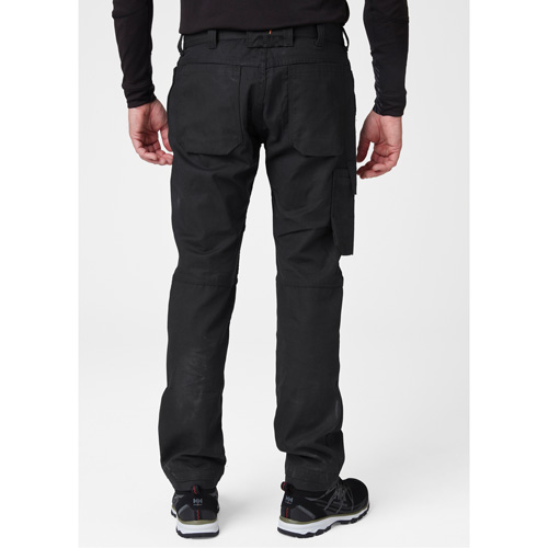 Pantalons d'entretien Oxford, Poly-coton, Noir, Taille 30, Entrejambe 32 Dufferin Supply