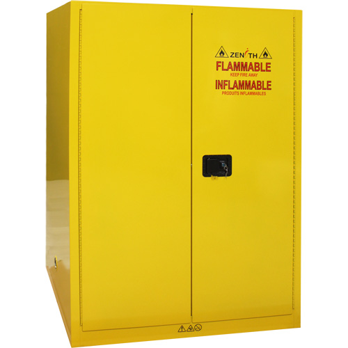 Flammable Storage Cabinet, 90 Gal., 2 Door, 43" W x 66" H x 34" D Dufferin Supply