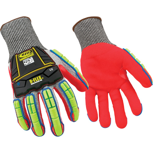 Gants r&eacute;sistants aux coupures 065, Taille T-petit/7, Calibre 13, Rev&ecirc;tement Nitrile, Enveloppe en PEHP, ANSI/ISEA 105 niveau 4 Dufferin Supply