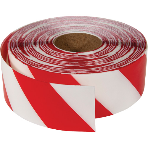 ArmorStripe&reg; Ultra Durable Floor Tape, 3" x 100', PVC, Red and White Dufferin Supply