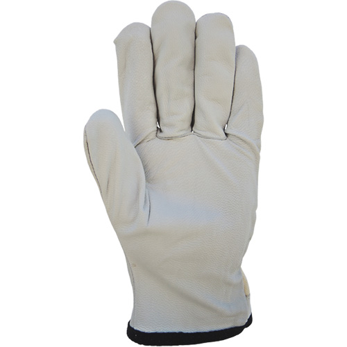 Cotton-Backed Drivers Gloves, Large, Grain Goatskin Palm Dufferin Supply