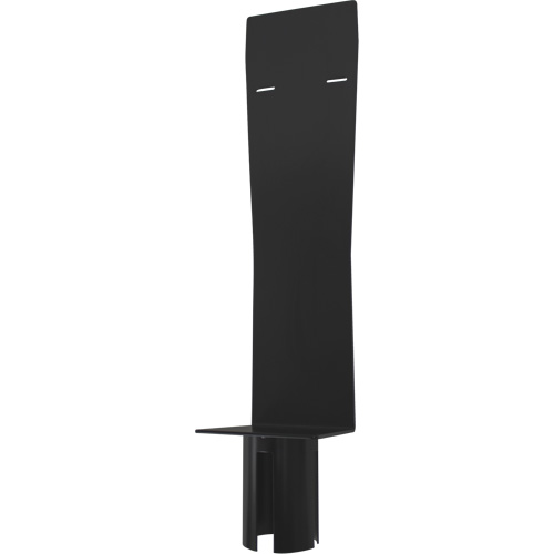 Porte-distributeur pour poteaux de barri&egrave;re pour le contr&ocirc;le des foules, Noir Dufferin Supply