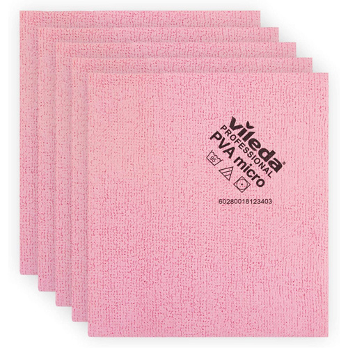 PVAmicro Max Drying Cloth, Microfibre, Red Dufferin Supply