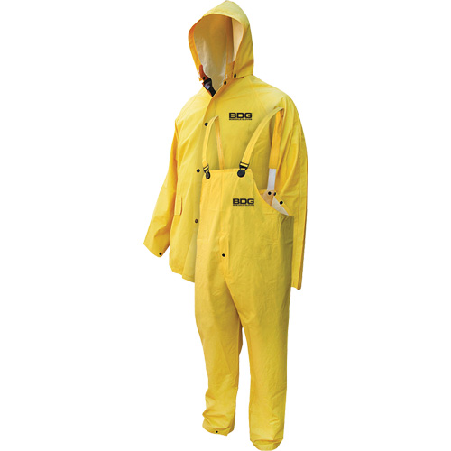 Deny 3-Piece FR Rainwear Suit, 5X-Large, Yellow Dufferin Supply