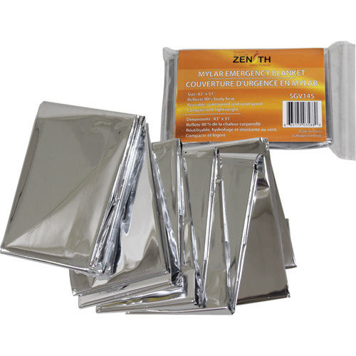Emergency Blanket, Aluminized Polyester Dufferin Supply