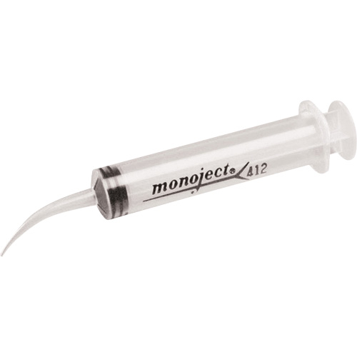 Seringues &agrave; irrigation Monoject 412 &agrave; pointe incurv&eacute;e, 12 cc Dufferin Supply
