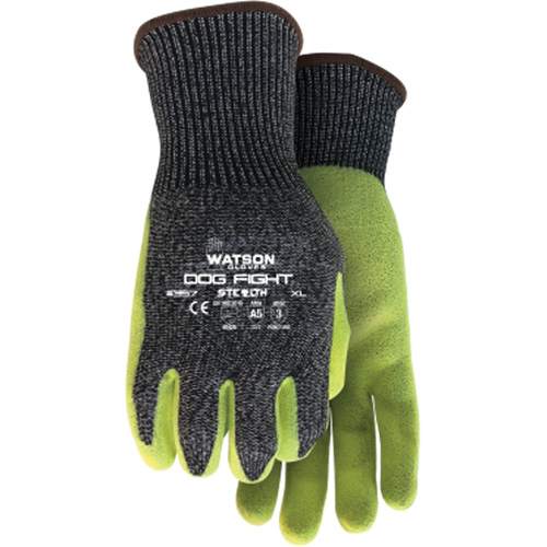 Stealth Dog Fight Cut Resistant Gloves, Size Medium, Nitrile Coated, Glass Fibre/HPPE/Nylon/Stainless Steel Shell, ASTM ANSI Level A5 Dufferin Supply