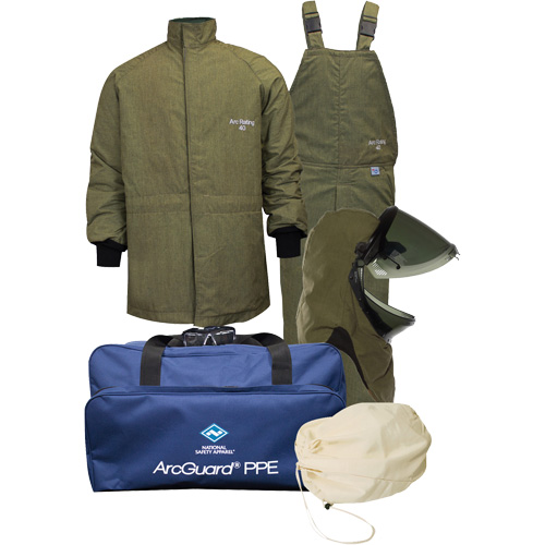 Arcguard Revolite 2XL Arc Flash Suit Kit with Lift Front Hood, 40 cal/cm² Dufferin Supply