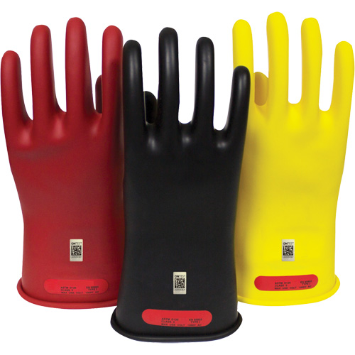 Arcguard Rubber Voltage Gloves, Size 8, 10" L Dufferin Supply
