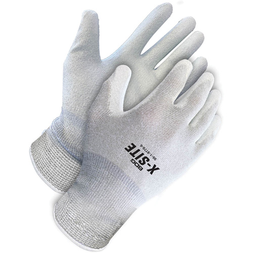 Gants enduits antistatiques X-Site, 8, R&ecirc;vetement Polyur&eacute;thane, Calibre 15, Enveloppe en Nylon/Cuivre Dufferin Supply