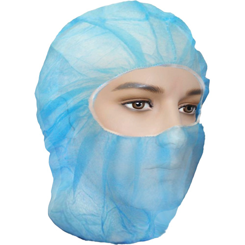 Cagoules de protection Care, Polypropyl&egrave;ne, Bleu Dufferin Supply