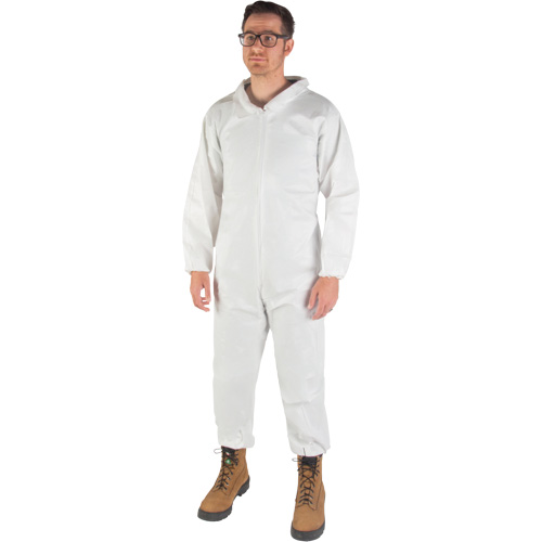 Combinaisons de premi&egrave;re qualit&eacute;, 4T-Grand, Blanc, Microporeux Dufferin Supply