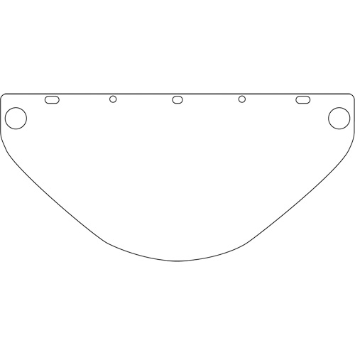 Visi&egrave;re de s&eacute;curit&eacute; universelle Dynamic, Polycarbonate, Teinte Transparent Dufferin Supply