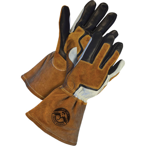 Gander Brand MIG Welder's Gloves, Grain Cowhide, Size X-Small Dufferin Supply