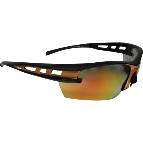 Mango Safety Glasses, Orange Mirror Lens, Meets/Exceeds CSA Z94.3 Dufferin Supply