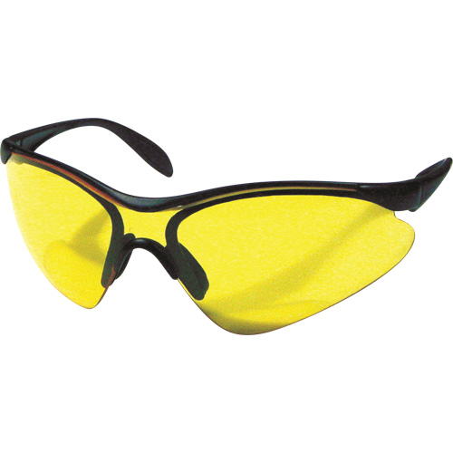 Lunettes de s&eacute;curit&eacute; Miranda, Lentille Jaune, Anti-&eacute;gratignures, R&eacute;pond ou surpasse la norme CSA Z94.3 Dufferin Supply