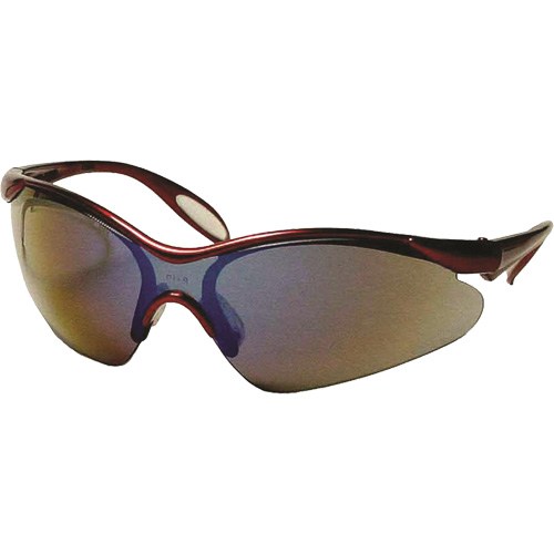Lunettes de s&eacute;curit&eacute; Miranda, Lentille Miroir bleu, Anti-&eacute;gratignures, R&eacute;pond ou surpasse la norme CSA Z94.3 Dufferin Supply