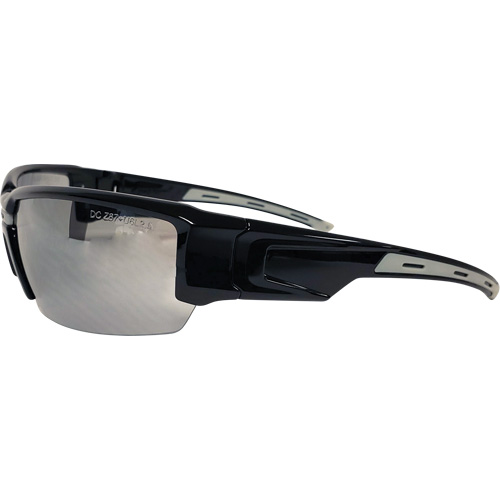 Lunettes de s&eacute;curit&eacute; Hartley, Lentille Miroir fum&eacute;, R&eacute;pond ou surpasse la norme CSA Z94.3 Dufferin Supply