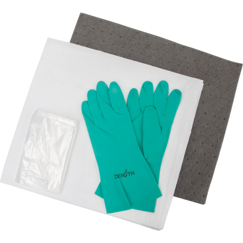 Trousse d'&eacute;quipement de lutte contre les d&eacute;versements, Huile seulement/Universel, Sac, Absorbance de 5 gal. US Dufferin Supply