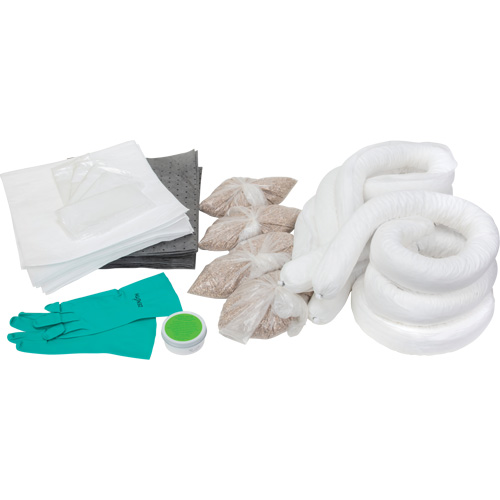 Trousse d'&eacute;quipement de lutte contre les d&eacute;versements, Huile seulement/Universel, Overpack, Absorbance de 20 gal. US Dufferin Supply