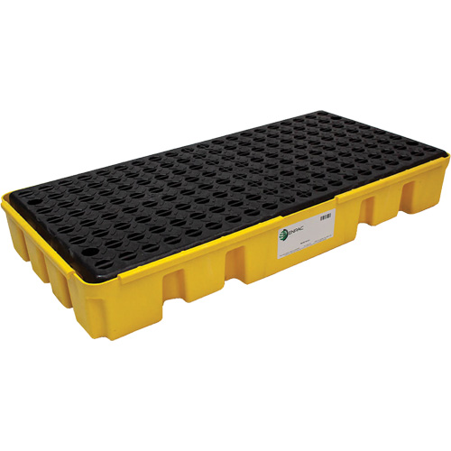 Low Profile Spill Pallet, 25.5 US gal. Spill Capacity, 49" x 24" x 6.5" Dufferin Supply