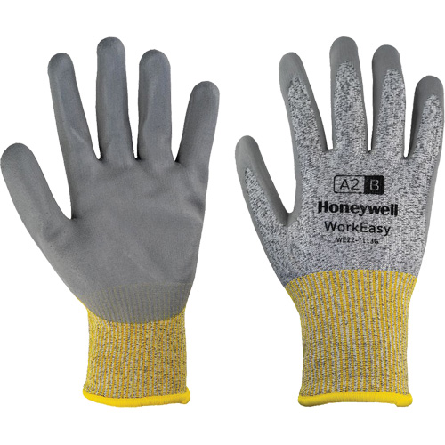 WorkEasy Cut Protective Gloves, Size 6/X-Small, 13 Gauge, Polyurethane Coated, HPPE/Glass Fibre Shell, ASTM ANSI Level A2/EN 388 Level B Dufferin Supply