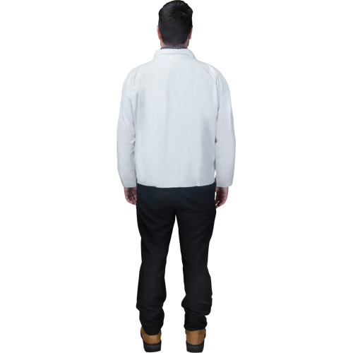 Chemise jetable, Microporeux, 2T-Grand, Blanc Dufferin Supply