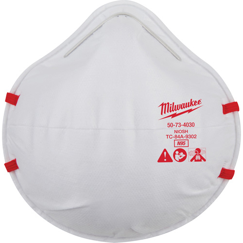 Disposable Respirator, N95, NIOSH Certified, One Size Dufferin Supply