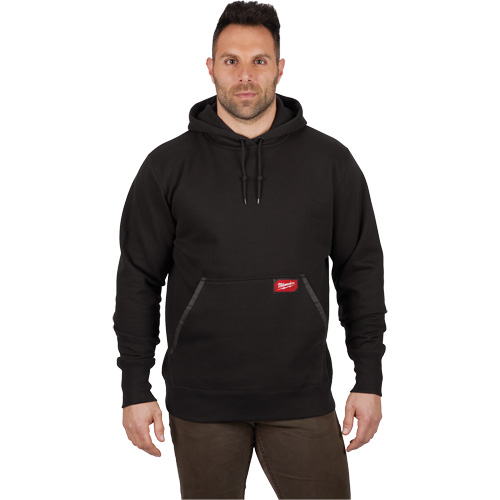 Heavy-Duty Pullover Hoodie, Men's, Small, Black Dufferin Supply