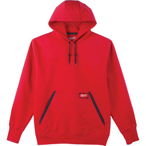 Heavy-Duty Pullover Hoodie, Men's, Small, Red Dufferin Supply