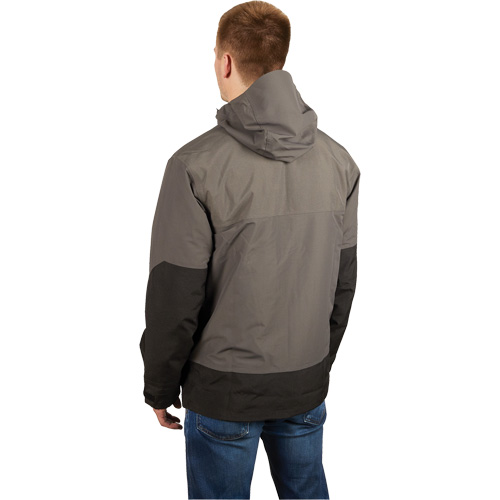 Blouson imperm&eacute;able Hydrobreak, Hommes, 3T-Grand, Gris Dufferin Supply
