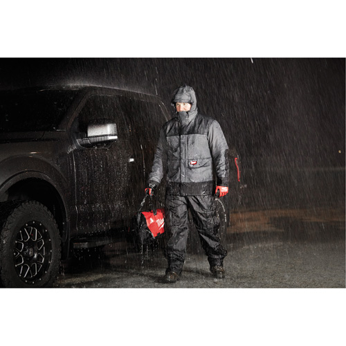 Blouson imperm&eacute;able Hydrobreak, Hommes, 3T-Grand, Gris Dufferin Supply