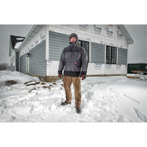 Blouson imperm&eacute;able Hydrobreak, Hommes, 3T-Grand, Gris Dufferin Supply