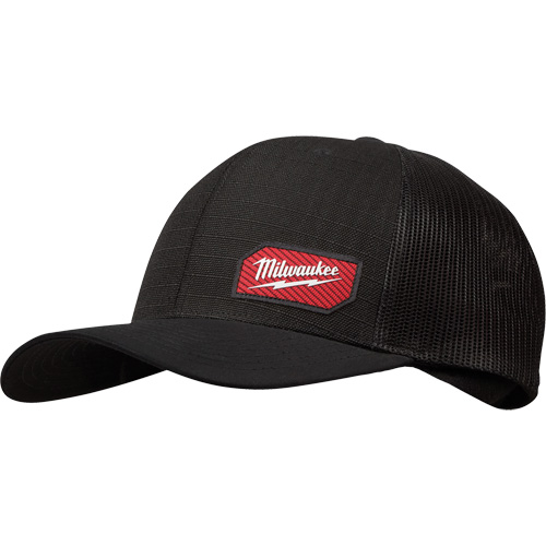 Casquette &agrave; patte pressionn&eacute;e GridIron, Noir, Coton/Nylon/Polyester Dufferin Supply