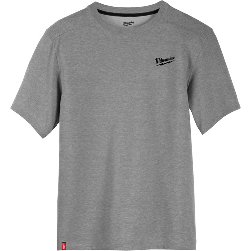 Hybrid Work Tee Shirt, Men's, Small, Grey Dufferin Supply