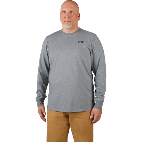 Hybrid Work Tee Shirt, Men's, Small, Grey Dufferin Supply