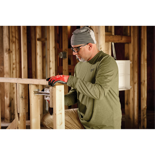 T-shirt de travail hybride, Hommes, Petit, Vert Dufferin Supply