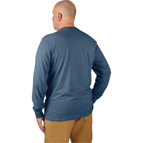 T-shirt de travail hybride, Hommes, Petit, Bleu Dufferin Supply