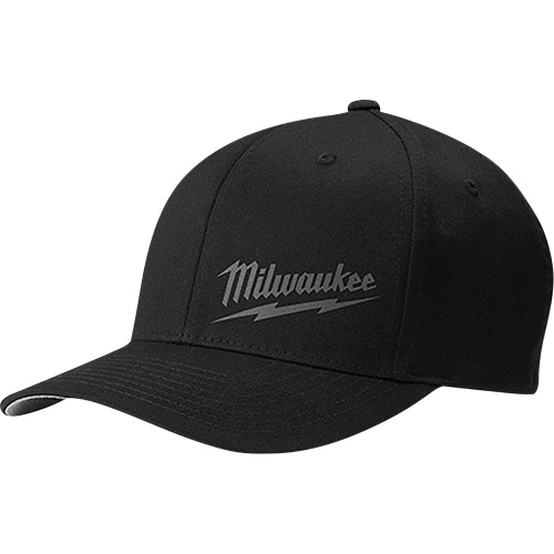 Flexfit&reg; Fitted Hat - Large/X-Large, Black, Poly-Cotton Dufferin Supply
