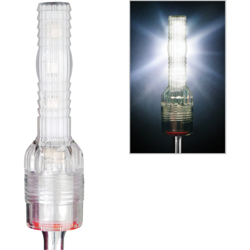 Tige de s&eacute;curit&eacute; de s&eacute;rie lourde avec lumi&egrave;re clignotante Safety Whip Dufferin Supply