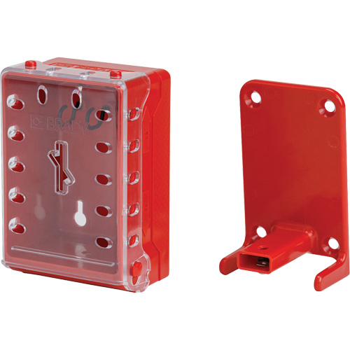 Ultra Compact Lock Box, Red Dufferin Supply