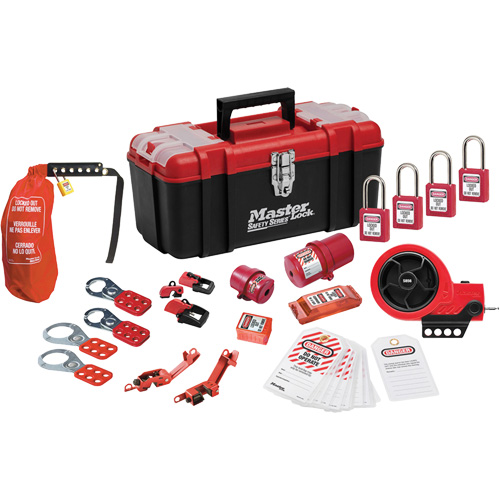 Premier Lockout Kit with Zenex Thermoplastic Locks, Electrical Kit, 21 Components Dufferin Supply