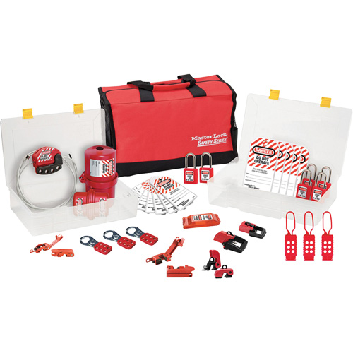 Premier Lockout Kit with Zenex Thermoplastic Locks, Electrical Kit, 27 Components Dufferin Supply