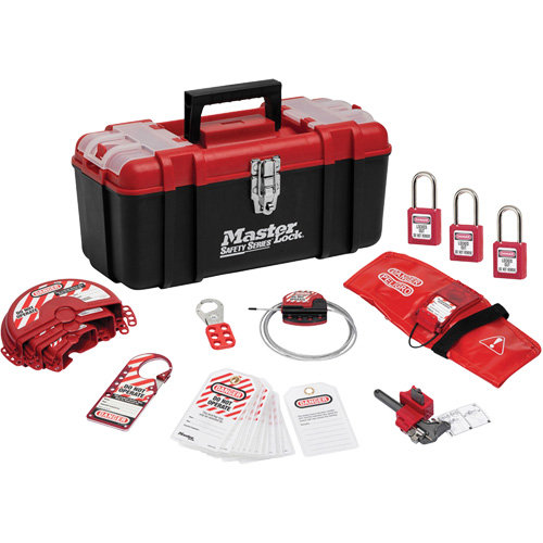 Standard Personal Lockout Kit with Zenex Thermoplastic Locks, Valve Kit, 13 Components Dufferin Supply