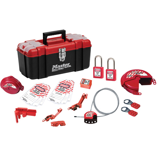 Basic Lockout Kit with Zenex Thermoplastic Locks, Electrical/Valve Kit, 19 Components Dufferin Supply