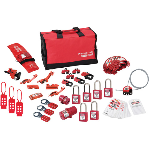 Premier Lockout Kit with Zenex Thermoplastic Locks, Electrical/Valve Kit, 34 Components Dufferin Supply