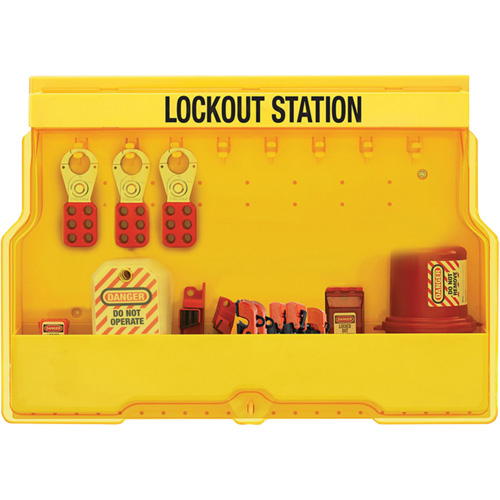 Premier Electrical Lockout Station, None Padlocks, 16 Padlock Capacity, Padlocks Not Included Dufferin Supply