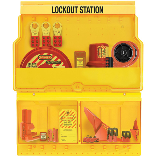 Premier Valve & Electrical Deluxe Lockout Station, None Padlocks, 32 Padlock Capacity, Padlocks Not Included Dufferin Supply