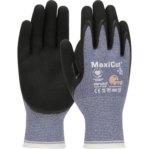 ATG MaxiCut&reg; Oil Cut-Resistant Gloves, Size Large, 15 Gauge, Nitrile Coated, Engineered Yarn Shell, ASTM ANSI Level A3/EN 388 Level 4/EN 388 Level C Dufferin Supply